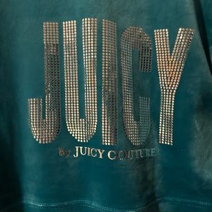 Juicy couture velour lounge set. Beautiful green color.